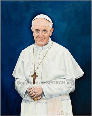 Pope Francis portrait